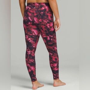 Lululemon Align High-Rise Pant 28" Intensity Pink Blossom Multi